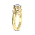 thumbnail image 4 of IGI Certified 5 Carat Round Shape Lab Grown Diamond Engagement Ring | 14K Yellow Gold |Twisted Blossom Diamond Ring | FG-VS1-VS2 Quality Friendly Diamonds, 4 of 5