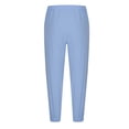 thumbnail image 6 of cfhntfmh Mens Jogger Pants Casual Loose Pants Elastic Waist Drawstring Lightweight Yoga Trousers with Pockets (Light Blue,3X-Large), 6 of 6
