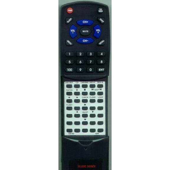 Replacement Remote for SONY 1-475-115-31, 147511531, RT147511531, RMSD70S, LBTG3300, LBTD590, HCDG5500, LBTD790, HCDRX70, LBTS3000, MHCD60, RMSD7, HC