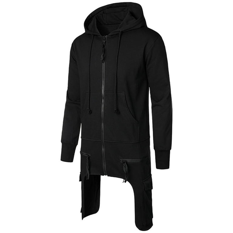Tuxedo zip up clearance hoodie