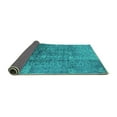 thumbnail image 2 of Ahgly Company Indoor Rectangle Oriental Turquoise Blue Industrial Area Rugs, 7' x 10', 2 of 4