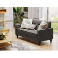 thumbnail image 6 of Apeaka Loveseat Sofa Couch Upholstered Small Love seat Modern Couch Sofa Black 2-Seat Sofa Couch, 6 of 8