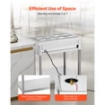 thumbnail image 2 of KFFKFF 4-Compartment Professional Food Heater, 4 x 1/2 Trays Electric Steam Station, 1500W Industrial Grade Buffet Food Heating Equipment with Storage Shelf, Stainless Steel Serving Unit, 2 of 9