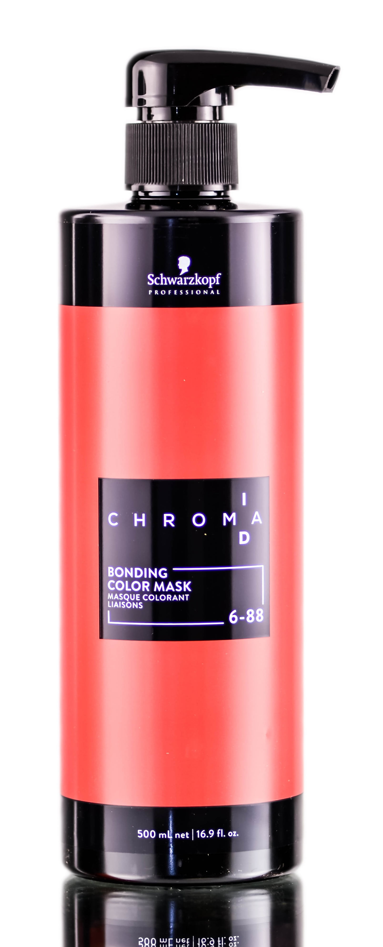 6-88 Dark Blonde Red Extra Schwarzkopf Chroma ID Bonding Color Mask (16.9  oz) Hair Pack of w/ Sleek Teasing Comb