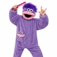 thumbnail image 2 of mgoYE Men Women Onesie Pajamas, Funny Fleece Jumpsuit, Cozy Plush One Piece Sleepwear, Warm Lounge, 2 of 6