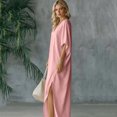 thumbnail image 2 of TaTaai Women's Casual Short Sleeve Maxi Dress with Loose Relaxed Fit, Soft Breathable Fabric, and Comfortable Everyday Style Gift, 2 of 7