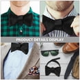 thumbnail image 2 of 2pcs Bowtie For Men Polyester Men Classic Bowtie Tuxedo Wedding Suit Accessory, 2 of 9