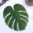thumbnail image 3 of LABSERRON 12Pcs Artificial Tropical Palm Leaves Green Silk Cloth Decoration For Jungle Themed Events, 3 of 8