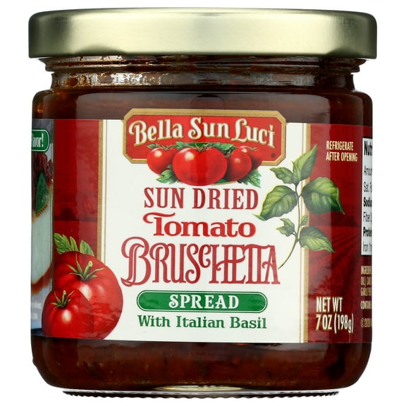 (Pack of 6), Bella Sun Luci Sun Dried Tomato Bruschetta, 7 oz