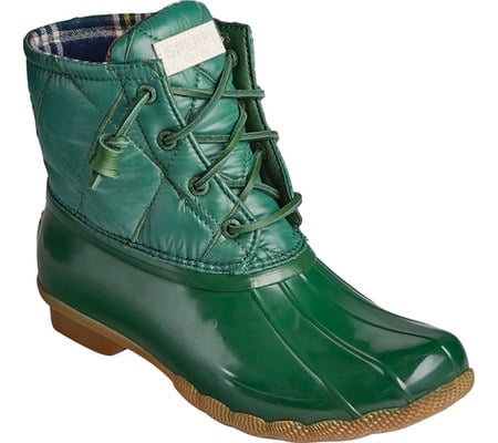 turquoise sperry duck boots