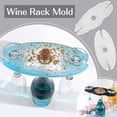 thumbnail image 1 of Xihbxyly Botellero Diy, Bandeja de Cristal Epoxi, Soporte Personalizable para Copas de Vino, Artesanías Únicas de Resina, Decoración de Bar para El Hogar, Idea de Regalo Creativa, Transparente, Tamañ, 1 of 1