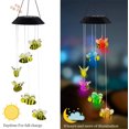 thumbnail image 4 of Blueek LED Solar Powered Bee Wind Chimes Light Home Garden Hanging Lamp Decor, 4 of 8