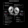 thumbnail image 3 of R1 Concepts Front Rear Brakes and Rotors Kit |Brake Disc| Brake Rotors|fits 2008-2013 Nissan Rogue, 3 of 5