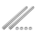 thumbnail image 1 of Uxcell Fully Threaded Rod M24 x 250 3mm Pitch 304 Stainless Steel With Screw Nuts 2Pcs, 1 of 5