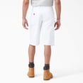thumbnail image 2 of Dickies Men's FLEX Relaxed Fit Utility Painter's Shorts, 13", White, 32, 2 of 5