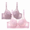 thumbnail image 4 of Sakmal Everyday Women Bras Balconette Underwire Comfortable 2-Pack Bras for Women 42B, 4 of 4