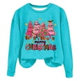 thumbnail image 2 of WXLWZYWL Family Christmas 2024 Womens Chrismas Sweatshirts Xmas Long Sleeve Thermal Crewneck Sweatshirts, 2 of 4