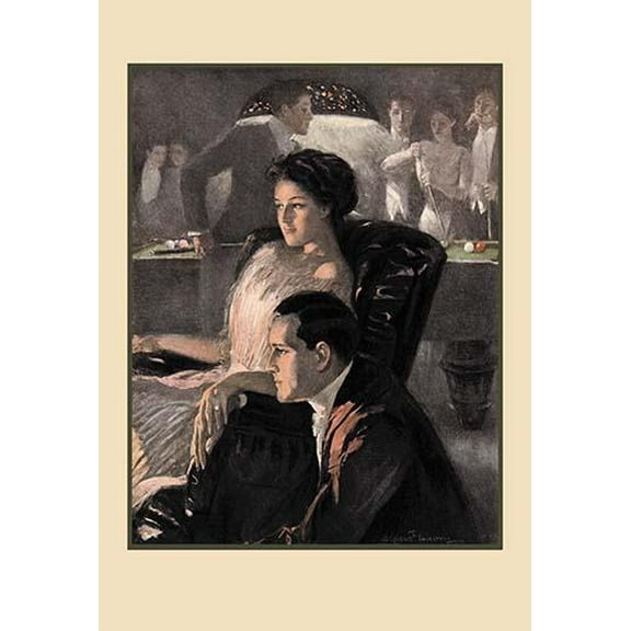 The Pool Hall-Fine Art Canvas Print (20" x 30")