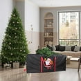 thumbnail image 2 of EWASWON Christmas Large Waterproof Fabric Christmas Tree Storage Bag for Artificial Trees, Black (48x20x15in) - Space-Saving for Garage/Attic, 2 of 6