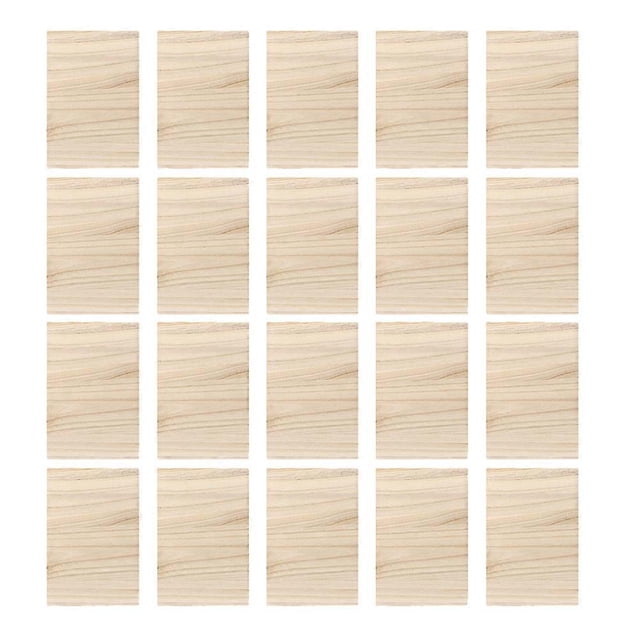 20Pcs Professional Breaking Boards Convenient Taekwondo Boards Wooden Punching Boards
