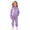 Purple, variant on Gubotare Fall Girl Clothes Girls Solid Color Sweatshirt with Bowknot & Elastic Waist Pants 2pcs Outfits Size 7-8 (Purple,7-8 Years)
