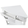thumbnail image 6 of Aukfa 3 Tier Corner Table with Drawer, Triangle End Table for Entryways, Hallways, and Small Spaces, White, 6 of 8