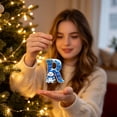 thumbnail image 7 of QISIWOLE Blue Christmas R-Letter Ornaments with Snowman Design, 3.15 Plastic Initial Alphabet Hanging Ornament, Personalized Gift for Christmas Tree Indoor Home Decor, 7 of 7
