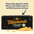 thumbnail image 3 of Tillamook Whole Extra Sharp Cheddar Cheese Block, 32 oz (Aged 15 Months), 3 of 15