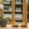thumbnail image 2 of Minkissy 4Set Decorative Mini Campfires Resin for Camping Theme Events, 2 of 3