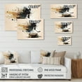 thumbnail image 4 of Designart Hockey Player Hitting Puck Canvas Wall Art, 4 of 5