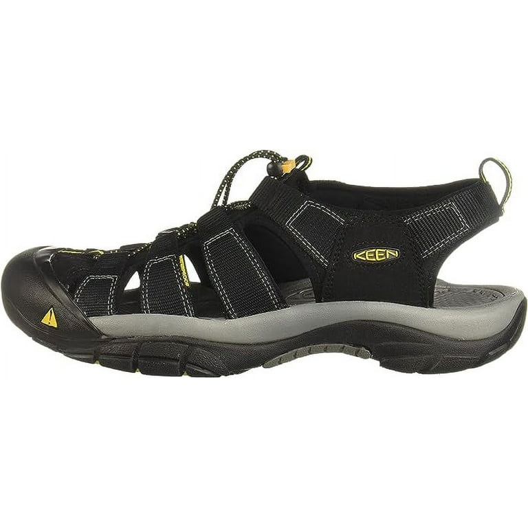 KEEN Men's Newport H2 Closed Toe Water Sandals Black Water