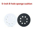 thumbnail image 3 of 5X Interface Pads 5 Inch 8 Hole Hook & Loop Soft Sponge Foam Sanding Interface Pad for Orbital Sander Polishing, 3 of 6