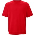 thumbnail image 4 of Evoshield Men's Short Sleeve Terry Baseball Training Sweatshirt Scarlet S, 4 of 4