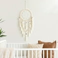 thumbnail image 5 of Cadorn White Lace Dreamcatcher with Wool Tassels - DIY Wall Hanging for Home & Wedding Decor, 5 of 7
