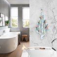 thumbnail image 2 of Yayeee 100% Cotton Hand Towels for Bathroom 16" x 28" Soft Absorbent Kitchen Towel, Cartoon Train Pattern, 2 of 7