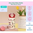thumbnail image 3 of RobinMax 20oz Kids Water Bottle with Silicone Straw Lid Leak-Proof,Spill Proof,Pop-Up Spout,Durable Plastic Water Bottle Convenient for Boys& Girls Kids School/Travel/Home Use, 3 of 8