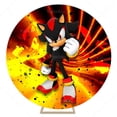 thumbnail image 5 of Fondo de anillo dorado redondo de Sonic para decoración de fiesta de cumpleaños de niños, fondo de fotografía para baby shower, accesorio de estudio circular, 5 of 5