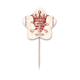 thumbnail image 1 of Diamantes Corona Roja esqueleto patron de poker Selección de pastelitos Star lable Flag en palillos de dientes, 1 of 3