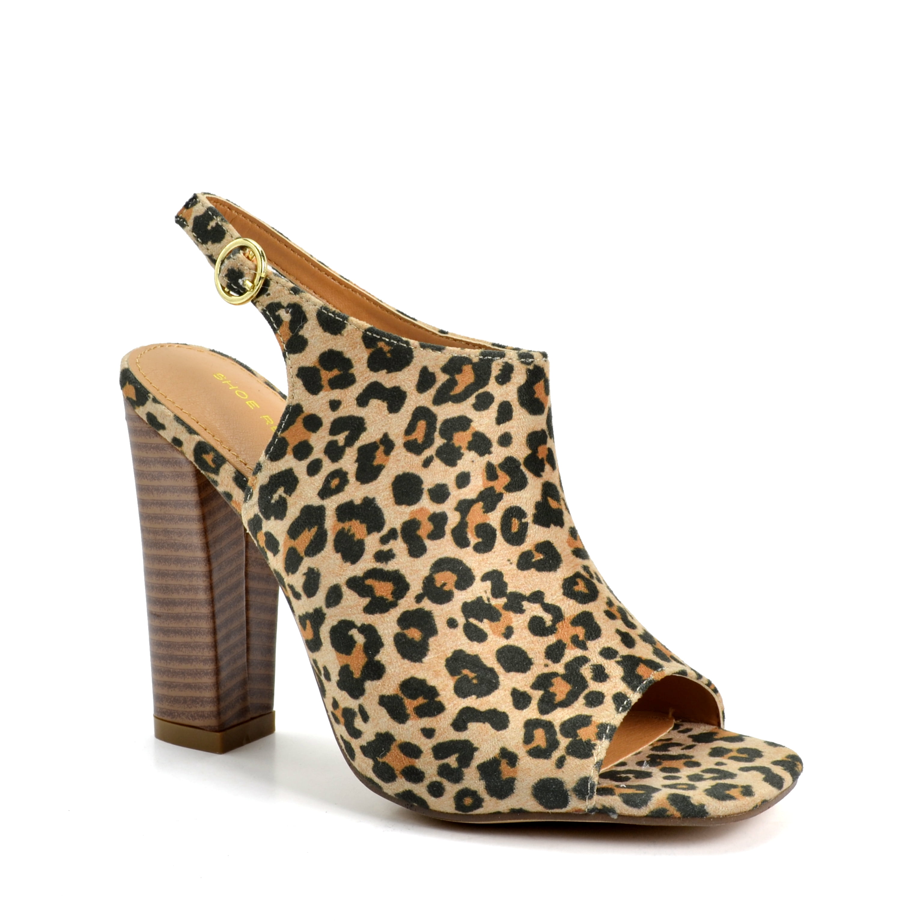 Shoe Republic LA Women Slingback Chunky Block High Kuwait