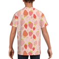 thumbnail image 5 of Wukai Strawberry Youth Unisex Short Sleeve T-Shirt for Boys, Girls, Teens, and Kids-X-Small, 5 of 7