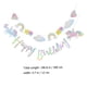thumbnail image 3 of 2 juegos de pancartas colgantes de unicornio para cumpleaños, decoración para fiestas de cumpleaños, 3 of 6
