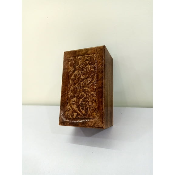 Rosewood Cremation Urns for Human Ashes Adult Male Female - Wooden Decorative Urns Box and Casket for Men Women Child - Burial Urn for Adults