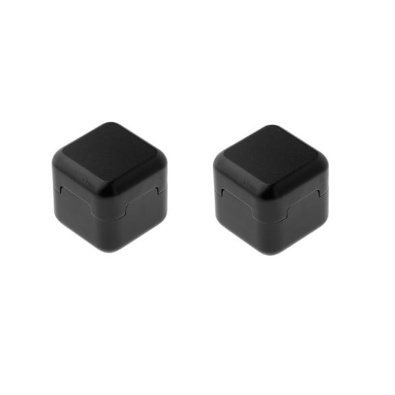 2x Ultralight Billiard Pool Chalk Holder Snooker Stick Tip Cases Black