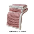 thumbnail image 3 of Xihbxyly Manta Polar de Doble Cara, Suave, Cálida y Acogedora, Transpirable para Todas Las Estaciones, Lavable a Máquina, Perfecta para Dormir La Siesta, Acurrucarse, Sofá, Asiento Del Coche, Tamaño, 3 of 7