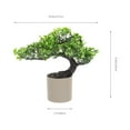 said Simulation Pine Tree Desktop Fake Pine Tree Realistic Bonsai Plant