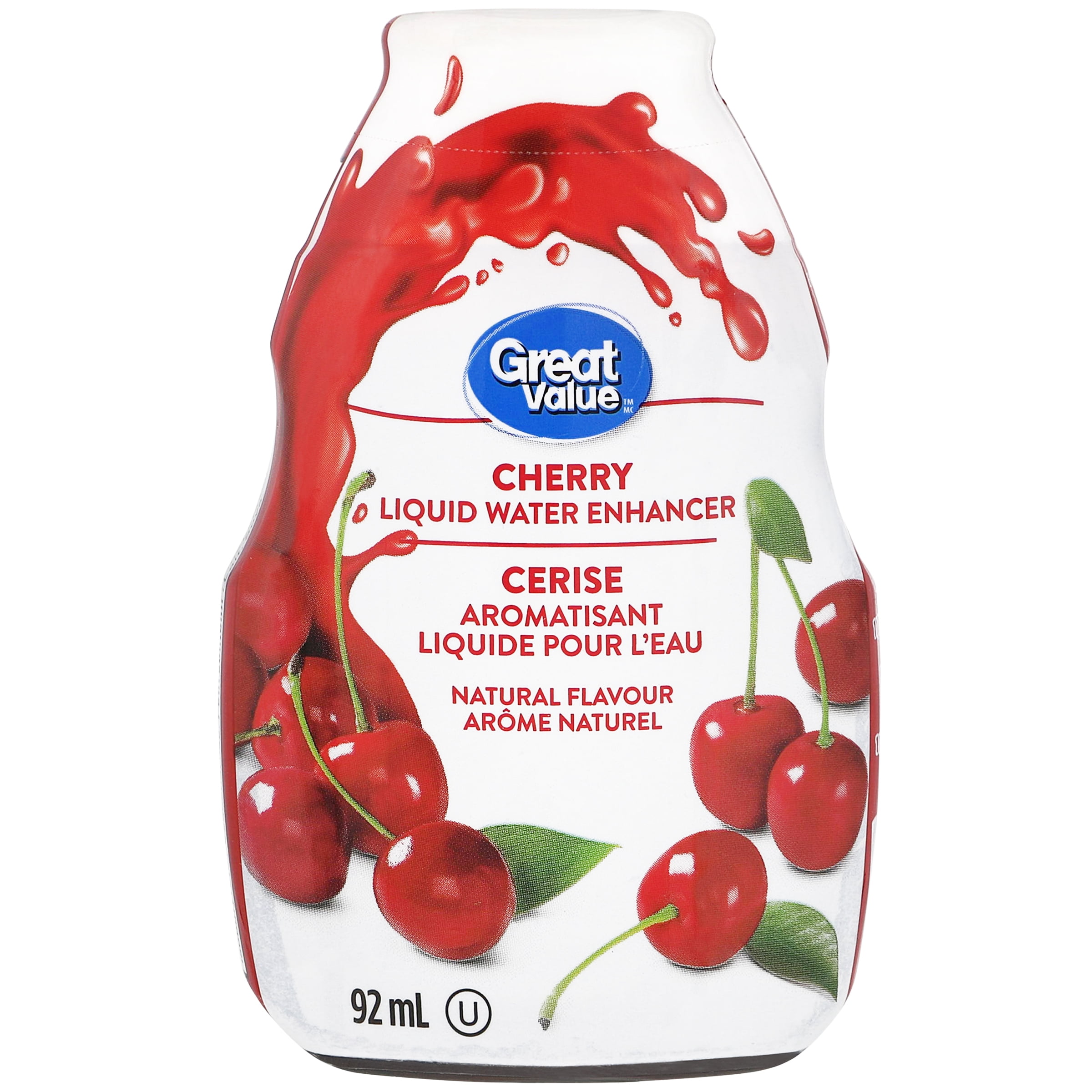 Great Value Cherry Liquid Water Enhancer, 92 mL