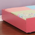 thumbnail image 5 of Furniture of America Barnes Transitional Wood Twin Storage Trundle in Pink, 5 of 6