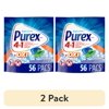(2 pack) Purex 4-in-1 + OXI Laundry Detergent Pacs, Fresh Morning Burst, 56 Count