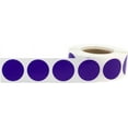 thumbnail image 3 of Grape Circle Dot Stickers, 0.75 Inch Round, 500 Labels on a Roll, 3 of 4