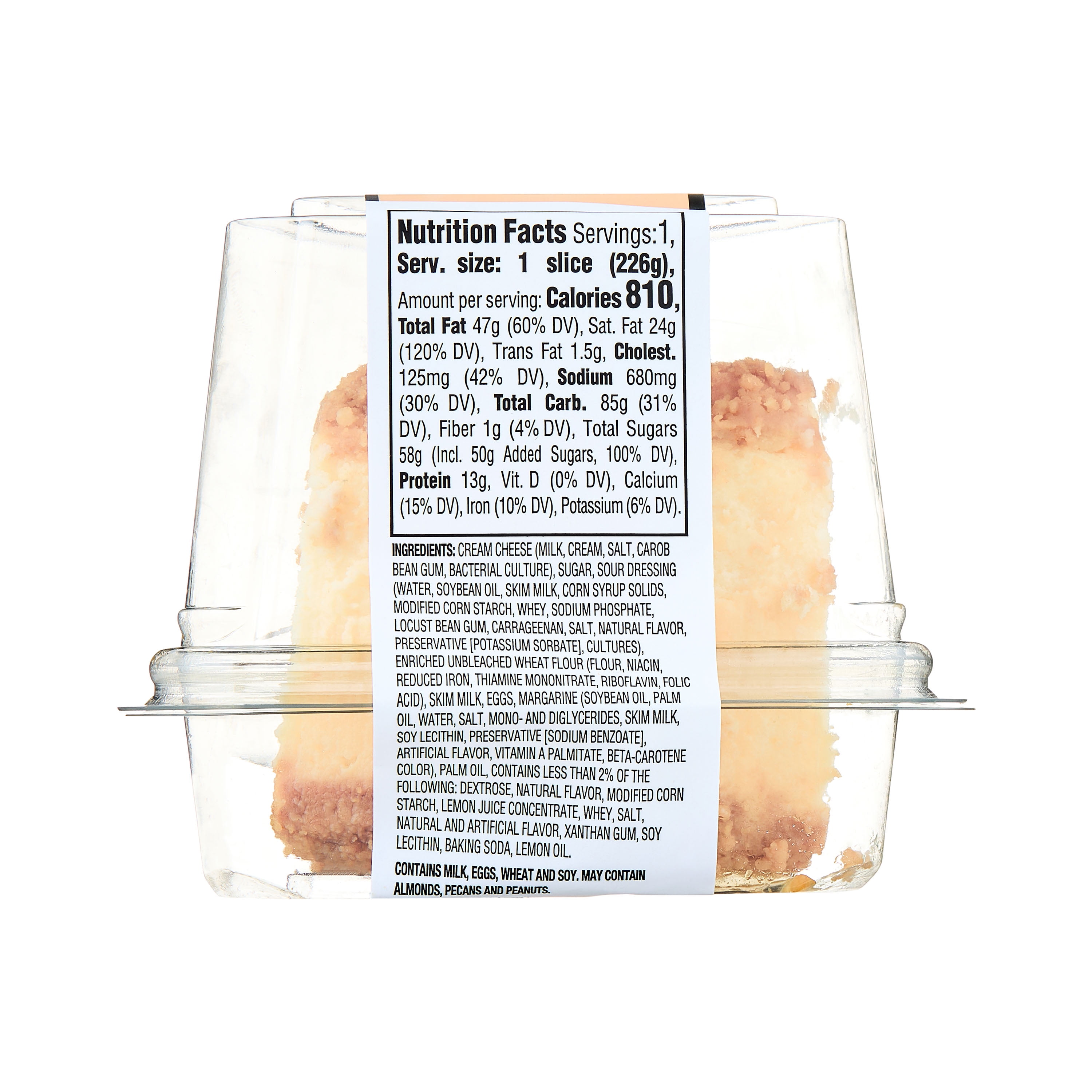 Marketside Limoncello Mega Cheesecake Slice, 8 oz (Refrigerated)